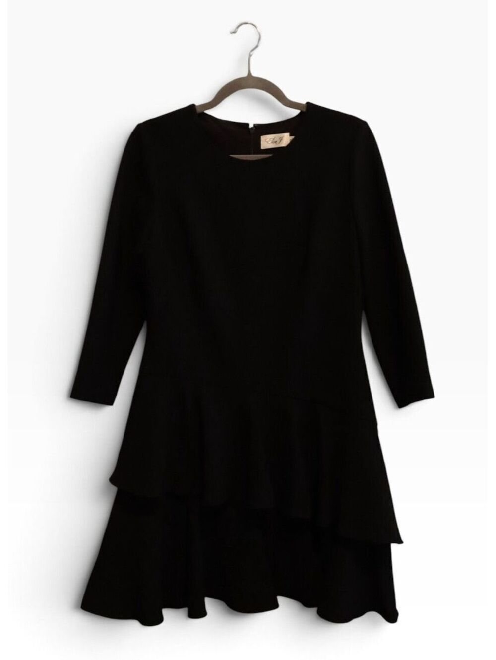 Eliza J Tiered Ruffle Knit Dress - Size 8